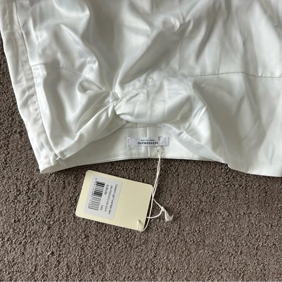 Peppermayo Exclusive - Crescent Light Twist Maxi Skirt - Ivory - Picture 3 of 5